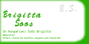 brigitta soos business card