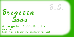 brigitta soos business card